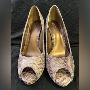 Victor Alfaro Reptile Peep Toe